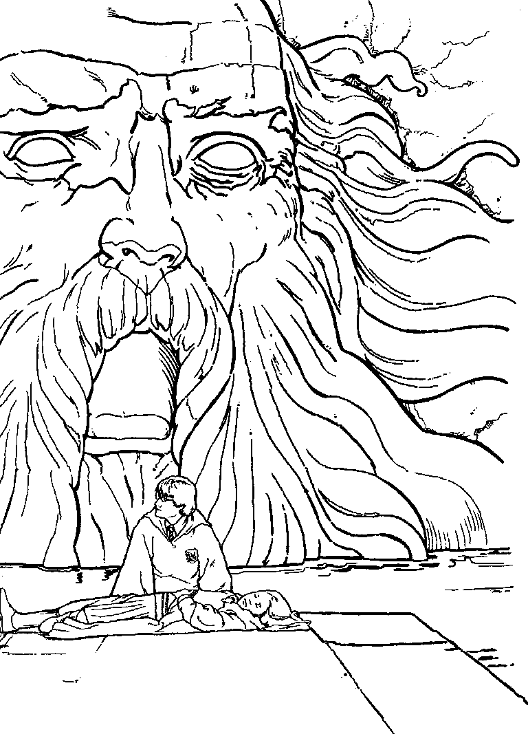 Kids-n-fun.com | 26 coloring pages of Harry Potter and the Chamber of ...
